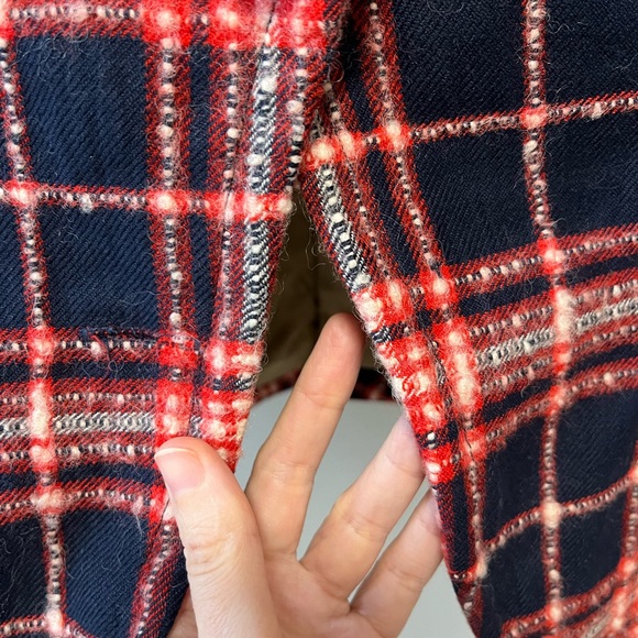 L.A.M.B. Red and Black Plaid Jacket - Picture 5 of 7